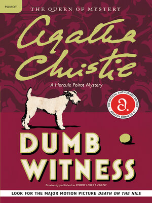 cover image of Dumb Witness